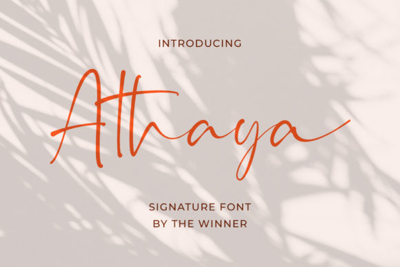 Athaya: A Premium Script Font for Scroll-Stopping Brand Content