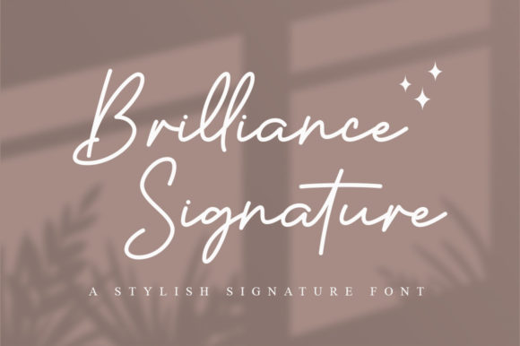 Brilliance Signature: A Handwritten Font for Polished Branding