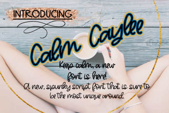 Calm Caylee: A Handwritten Typeface for Modern Web Design