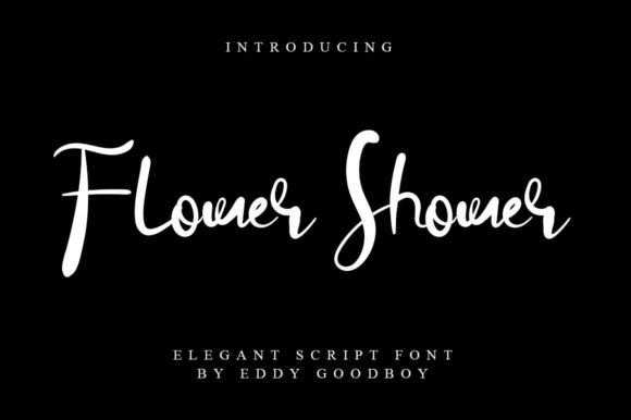Flower Shower: A Whimsical Font for Editorial Elegance
