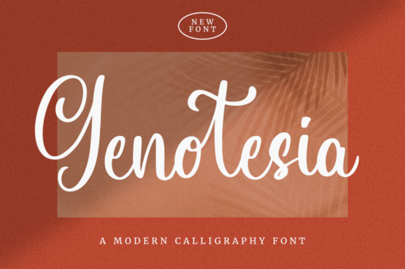 Genotesia: A Script Font That Breathes Quiet Confidence