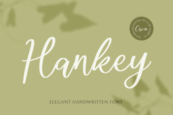 Hankey: A Handwritten Font for Bold Digital Branding