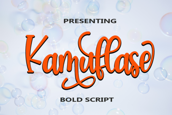 Kamuflase: A Handwritten Font for Creative Web Projects