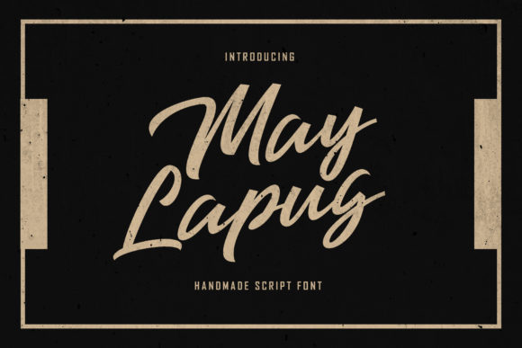 May Lapug: A Script Font for Modern Branding