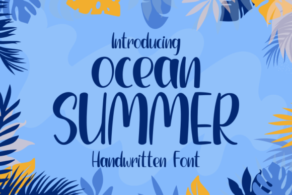 Ocean Summer: A Script Font That Breathes With Your Content