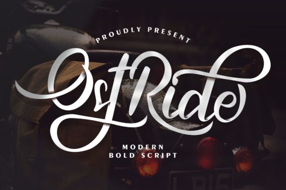 OstRide: A Thoughtful Script Font for Editorial Calm