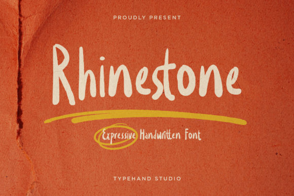 Rhinestone: A Handwritten Font That Feels Human, Not Hectic