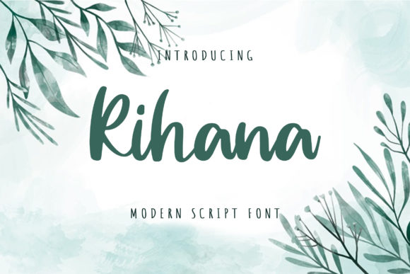 Rihana Script Font for Handmade Creations