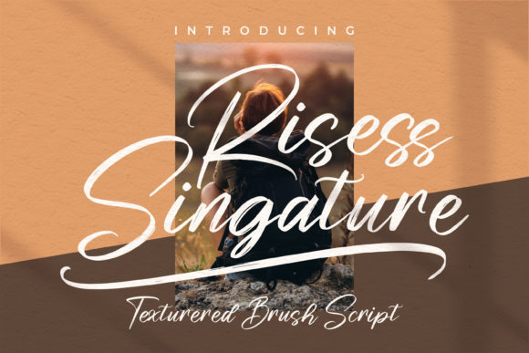 Risess Singature: A Sophisticated Script Typeface for Editorial Design