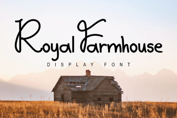 Royal Farmhouse Font for Branding and Design