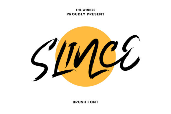 Slince: A Brushed Script Font That Feels Like a Thoughtful Pause