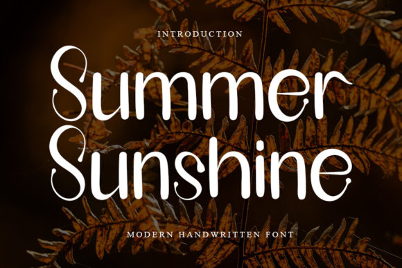 Summer Sunshine: A Script Font for Warmth and Creativity