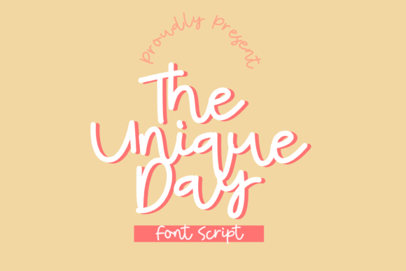 The Unique Day Font for Business Branding