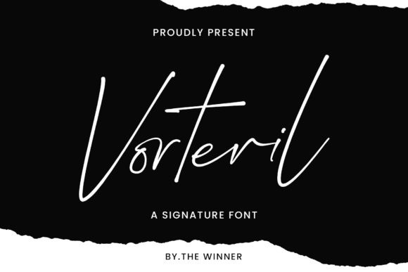 Vorteril: A Sweet, Flowing Script Font for Digital Branding