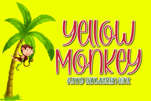 Yellow Monkey Font: Playful & Professional Branding for Small Businesses